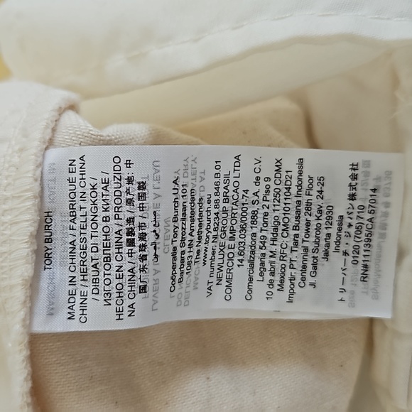 🎉HP🎉 NWT Tory Burch Twill Button Front Trouser - Picture 14 of 14